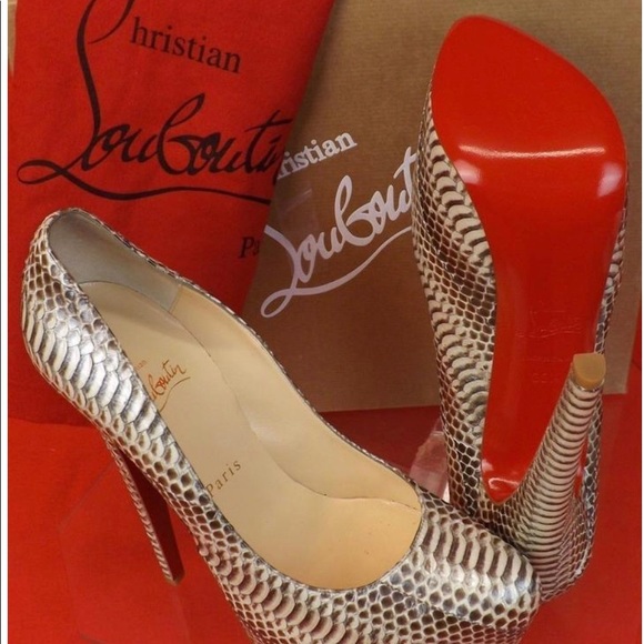 python heels like new only wore once - Picture 4 of 4